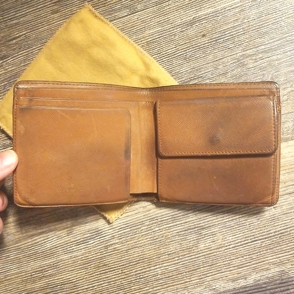 LV 2 Peice LOUIS VUITTON  wallet Bifold Billfold Billets Cartes Credit Monnaie - Picture 6 of 17